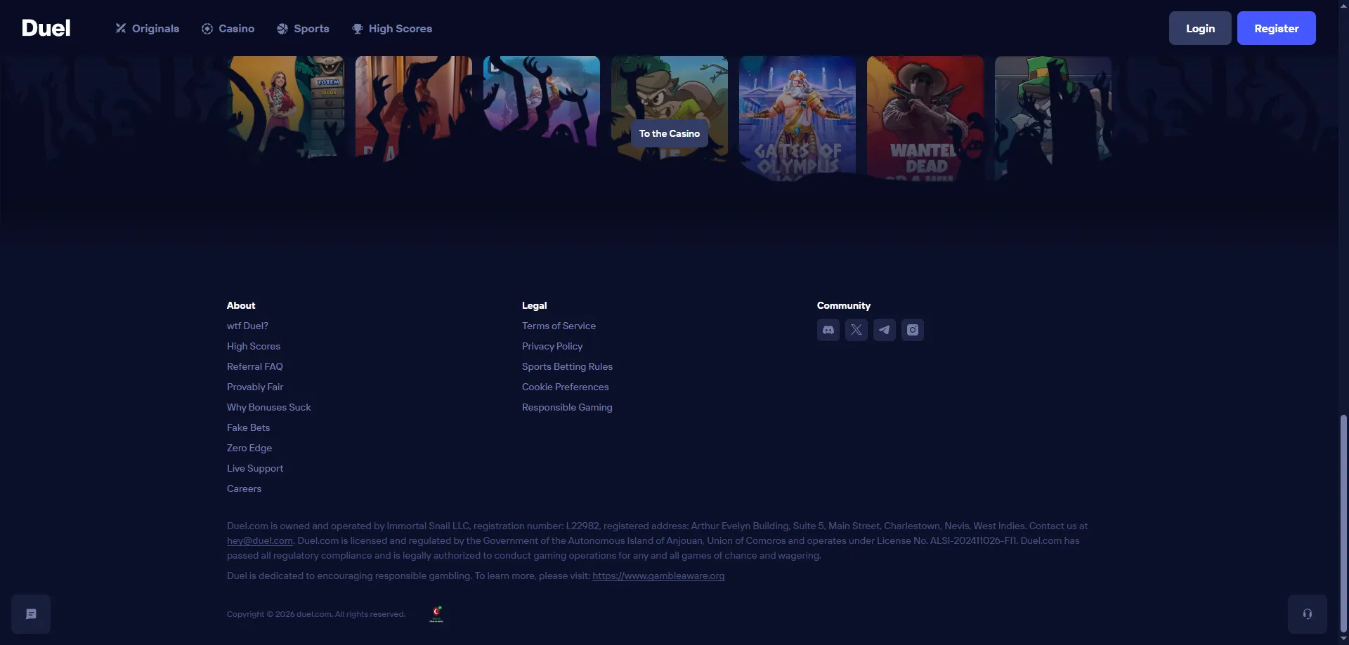Duel Casino bonus ponudba – 250% do 3000 EUR in 350 free spinov